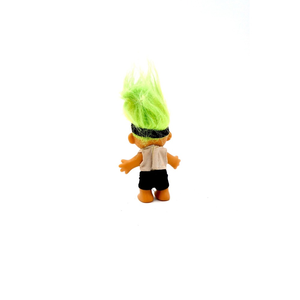 Vintage Troll Doll Gym Workout Outfit Green Hair Boy Figure Toy Collectible Gift - Picture 10 of 10